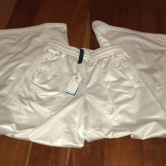 Adidas Chile 62 Ultra Wide Leg Pants White On White NWT - Picture 12 of 12